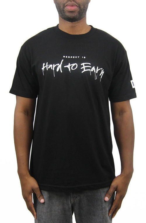 Respect is Hard to Earn T-Shirt Black - Bofresco