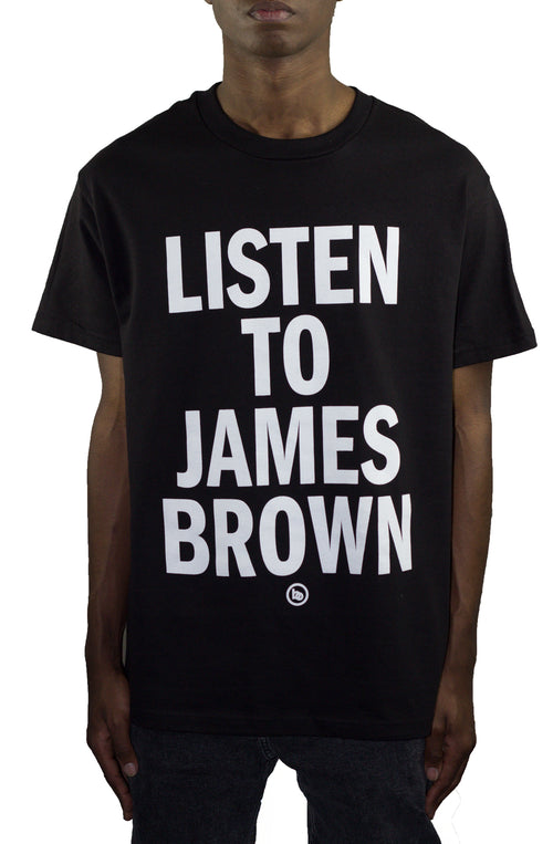 Bofresco Listen To James Brown Tee - Black