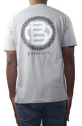 Bofresco Monogram T-Shirt Heather Grey - Bofresco