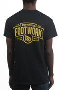 Footwork Is A Must Tee -Black/Yellow Gold - Bofresco