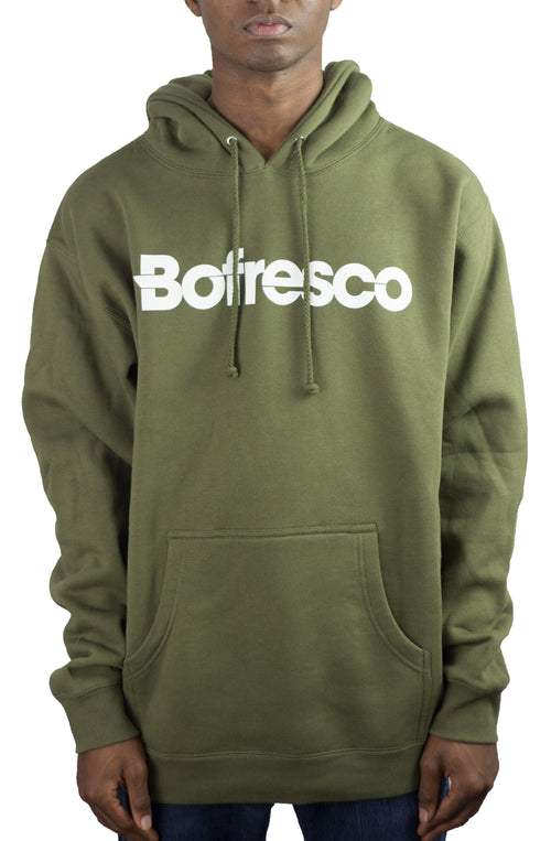 Bofresco Classic Logo Hoodie -Hunter Green